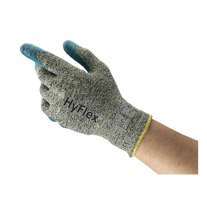 Ansell HyFlex 11-501 Cut Resistant A5 Work Gloves - Dozen - XL