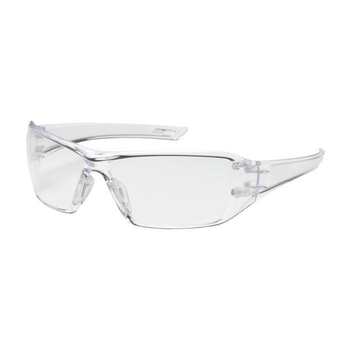 Boutton 250-46-0010 Captain Rimless Safety Glasses Clear Temple Clear Lens Anti-Reflective Anti-Scratch Coating