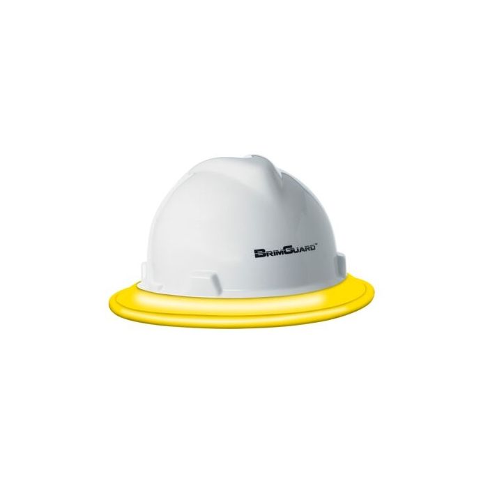 BrimGuard ID - Full Brim Hard Hat Band - Yellow - 12 Pack