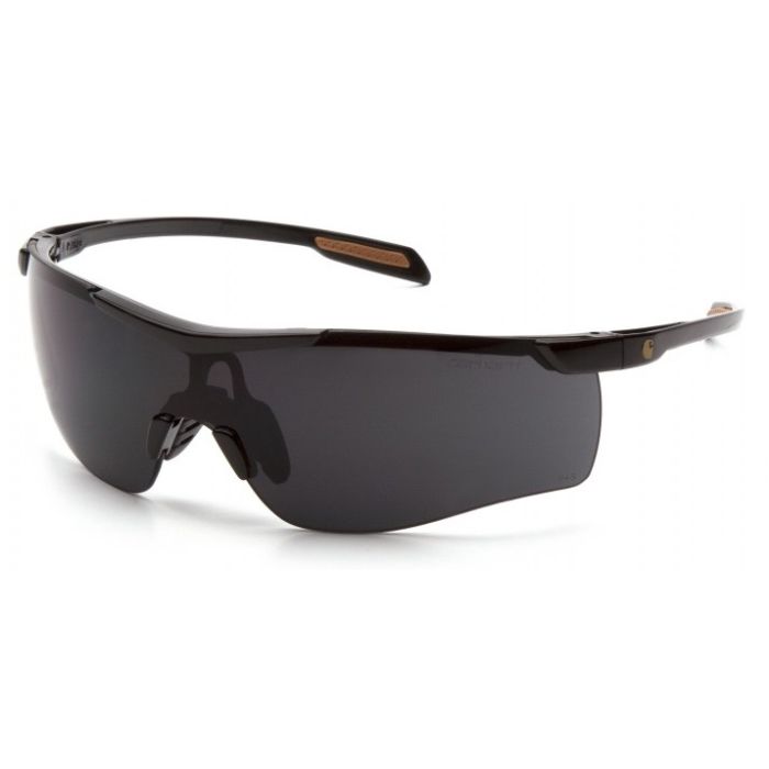 Carhartt Cayce CHB920ST Safety Glasses - Gray Anti-Fog Lens - Black Frame 