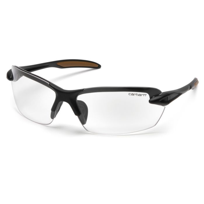 Carhartt CHB310D Spokane Safety Glasses - Black Frame - Clear Lens