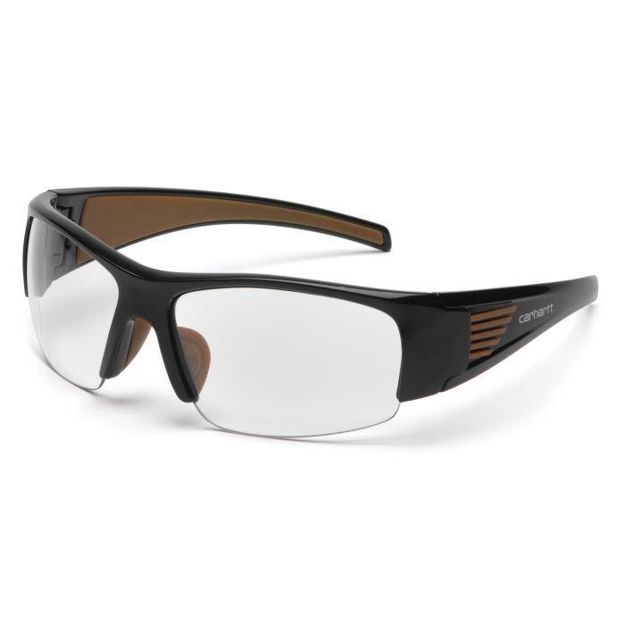 Carhartt CHB510DTCS Thunder Bay Safety Glasses - Black Frame - Clear Anti-Fog Lens - (CLOSEOUT)