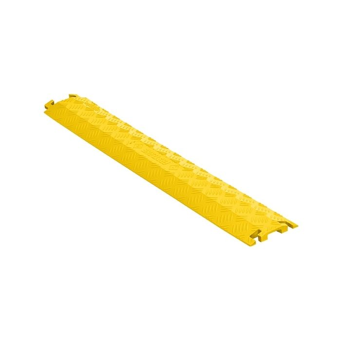 Checkers FL1X1.5 1-Channel Fastlane Drop-Over Cable Protector (1.5 in.) - Yellow