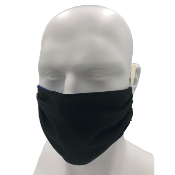Cotton/Poly Blend Cloth Reusable Face Mask - Size Medium / Large - (Not for Medical Use) - MADE IN USA