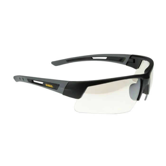 DEWALT DPG100-9D Crosscut Safety Glasses - Black Frame - Indoor/Outdoor Lens