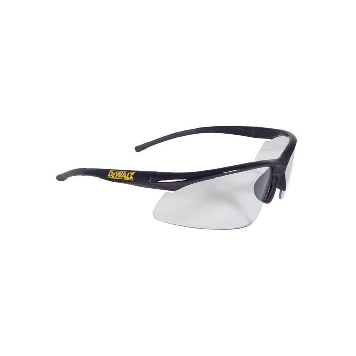 DEWALT DPG51-1D Radius Safety Glasses - Black Frame - Clear Lens 