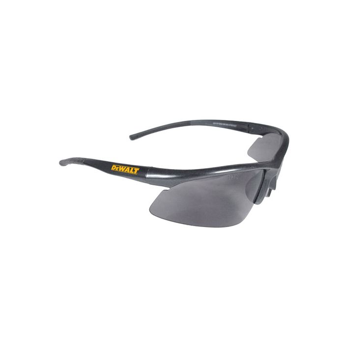 DEWALT DPG51-2D Radius Safety Glasses - Black Frame - Smoke Lens 