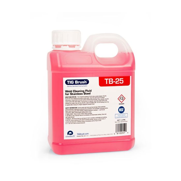 Ensitech TIG TB-25 Weld Cleaning Fluid for S/S - 1 Gal.