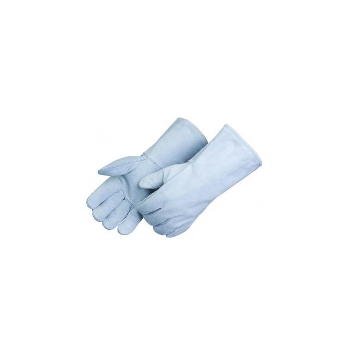 Liberty E7270 Economy Regular Shoulder Grey Split Leather Welding Gloves - Pair - (CLOSEOUT)
