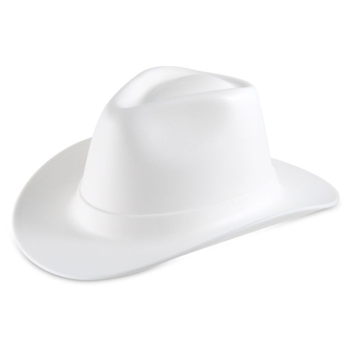 OccuNomix VCB200 Cowboy Hard Hat 6 Point Ratchet Suspension - White