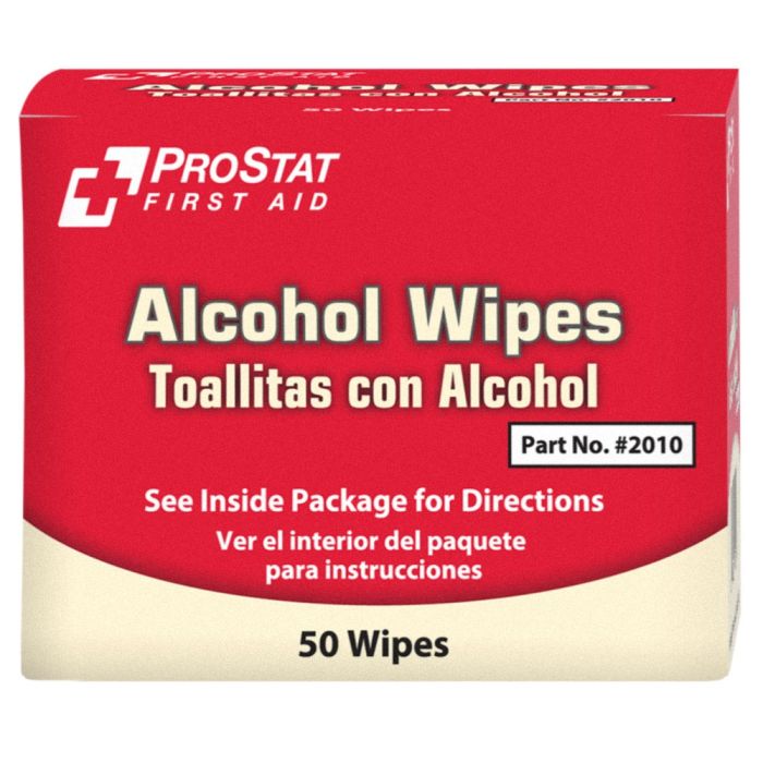 ProStat 2010 Alcohol Wipes - 50 Count