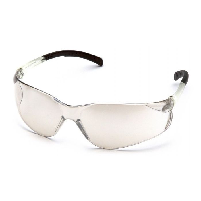 Pyramex Atoka S9180ST Safety Glasses - Indoor/Outdoor Mirror Anti-Fog Lens - Indoor/Outdoor Temples 