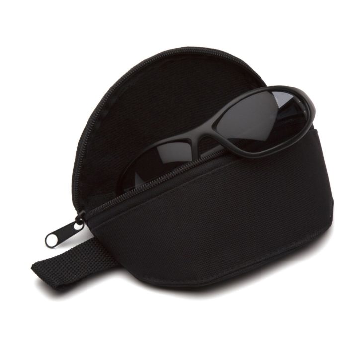 Pyramex CA200B Zippered Glasses Case - Black
