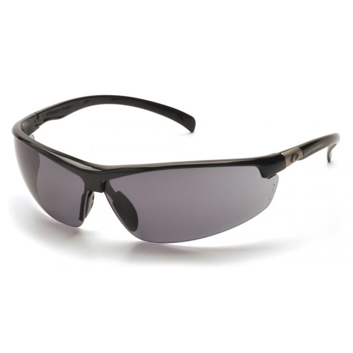 Pyramex Forum Safety Glasses, Black Frame, Gray Lens  (CLOSEOUT)