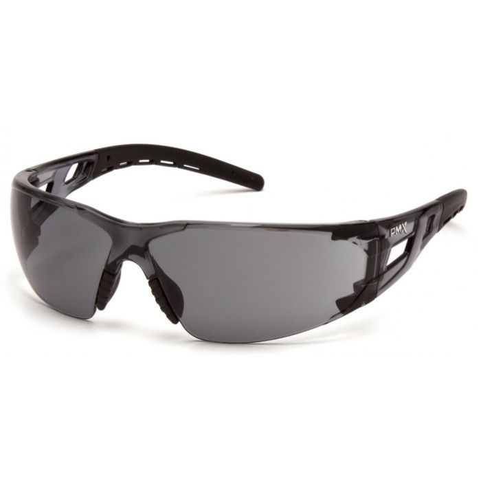 Pyramex Fyxate SB10220S Safety Glasses -Black Frame - Gray Lens