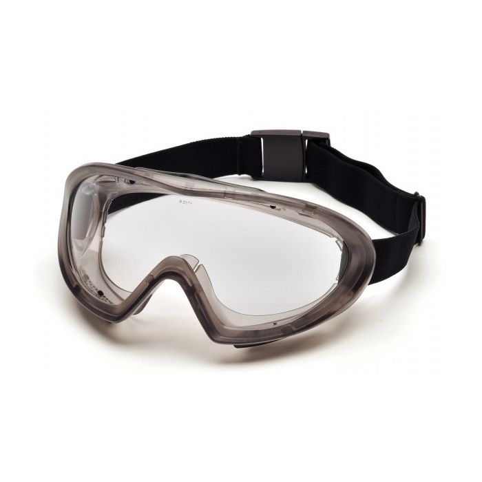 Pyramex G504DT Capstone Goggle - Chem Splash - Dual Clear Lens