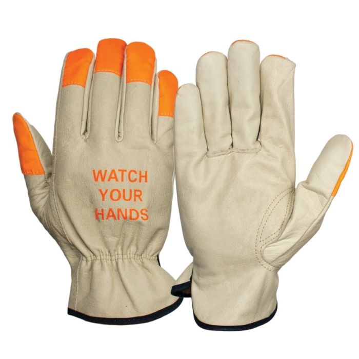 Pyramex GL2003K Select Grain Cowhide Leather Driver Work Gloves - Pair