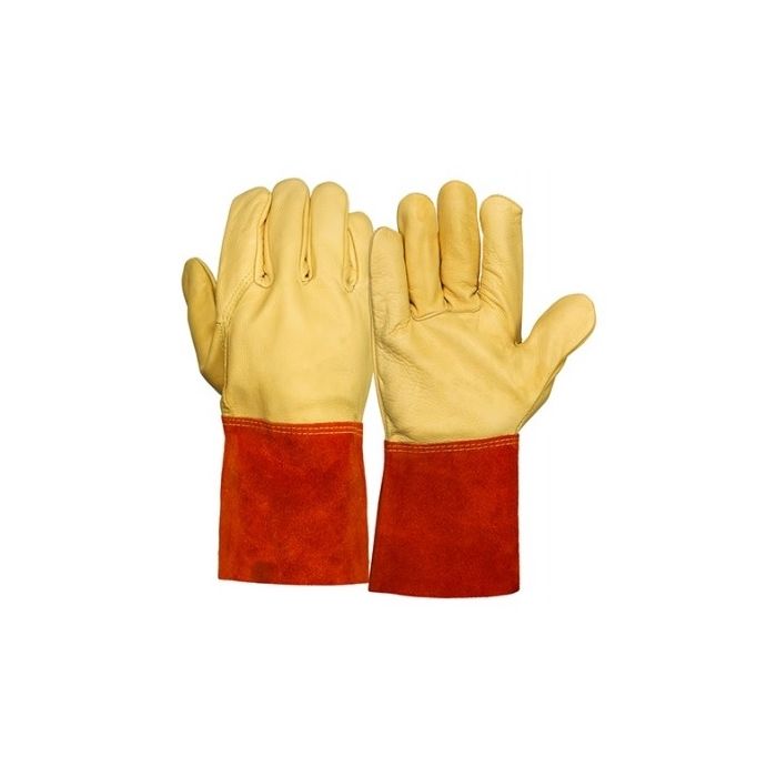 Pyramex GL6001W Grain + Split Cowhide Leather Welding Glove - Pair