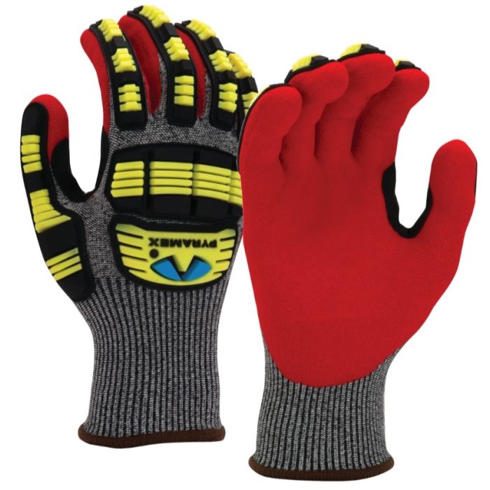 Pyramex GL609C Sandy Nitrile ANSI A5 Cut Resistant Gloves - Pair