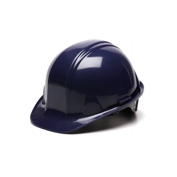 Pyramex HP14165 SL Series Hard Hat - Cap Style - Standard Shell 4 Pt Ratchet Suspension - Dark Blue