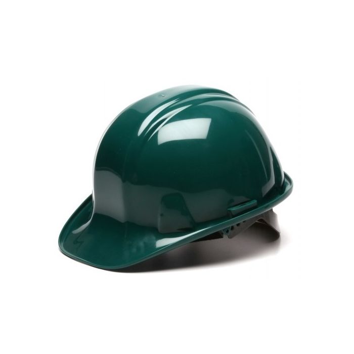 Pyramex HP16035 SL Series Hard Hat - Cap Style - 6 Point Snap Lock Suspension - Green
