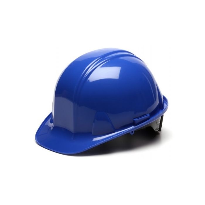 Pyramex HP16160 SL Series Hard Hat - Cap Style - Standard Shell 6 Pt Ratchet Suspension - Blue