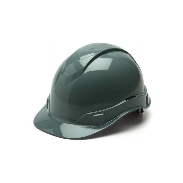 Pyramex HP44113 Ridgeline Hard Hat - Cap Style - 4 Pt Ratchet Suspension - Slate Gray