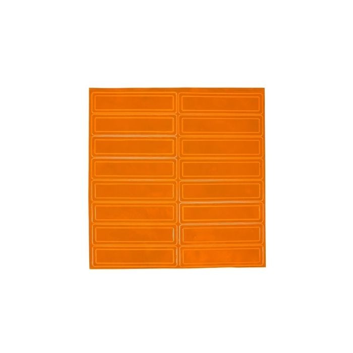 Pyramex HVRSOR Hard Hat Reflective Stripe - 1 Sheet - Orange