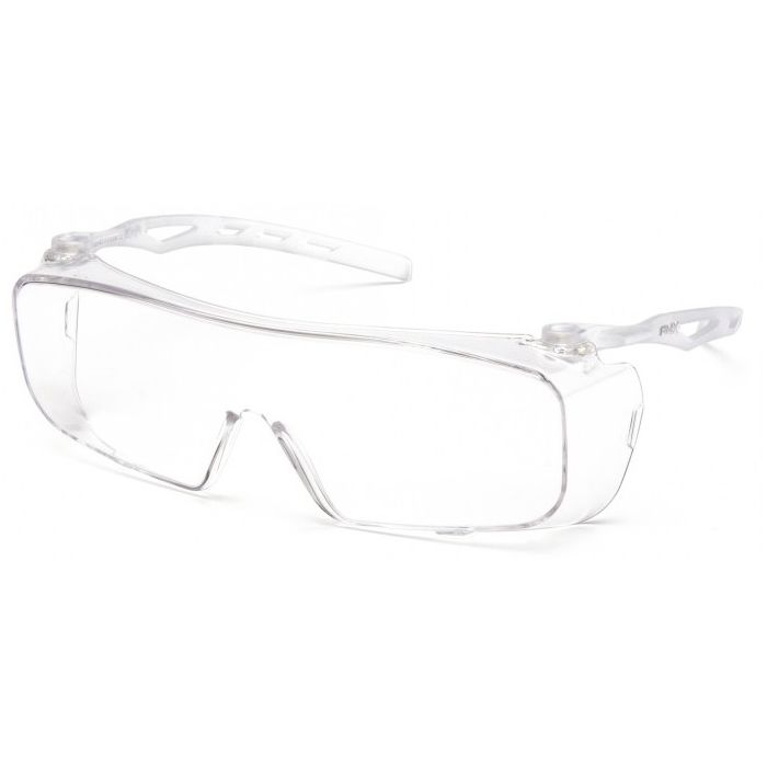 Pyramex S9910ST Cappture Safety Glasses - Clear Frame - Clear H2X Anti-Fog Lens 