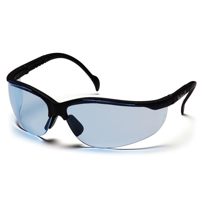 Pyramex SB1860S Venture II Safety Glasses - Black Frame - Infinity Blue Lens