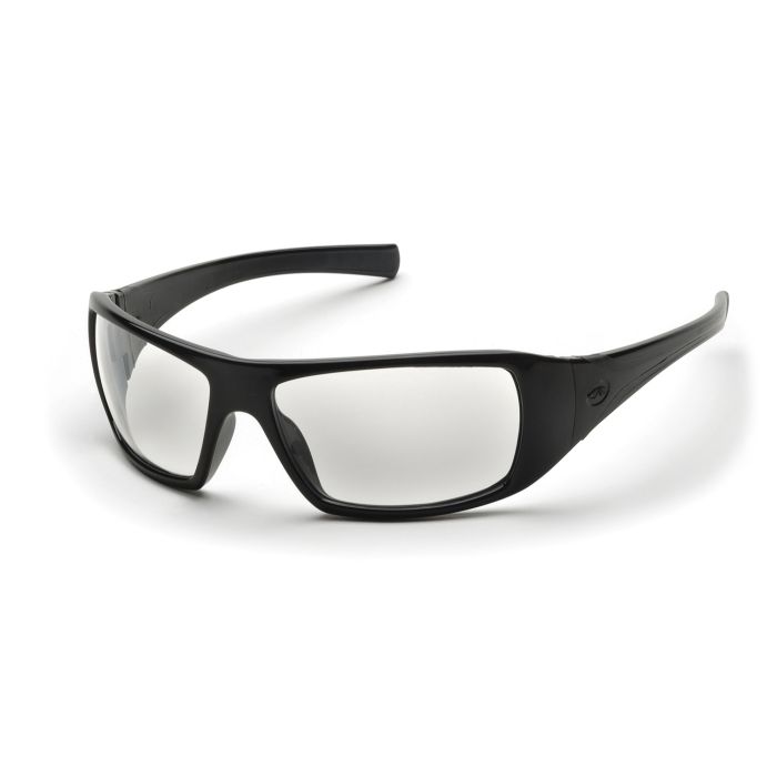 Pyramex SB5610D Goliath Safety Glasses - Black Frame - Clear Lens