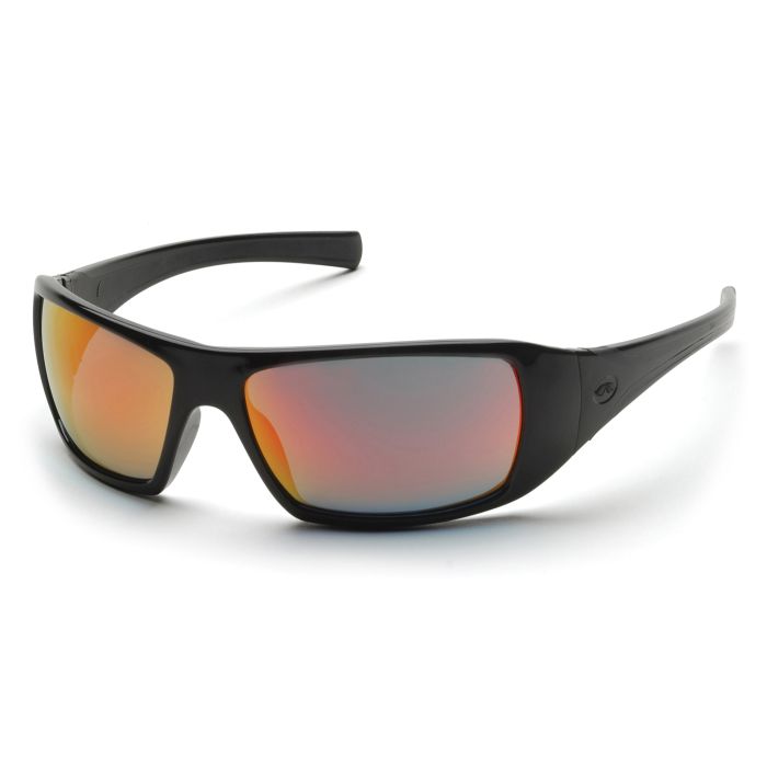 Pyramex SB5645D Goliath Safety Glasses - Black Frame - Ice Orange Lens