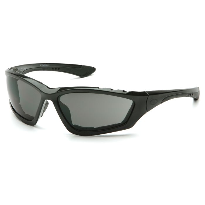 Pyramex SB8720DTP Accurist Safety Glasses - Black Frame - Gray Anti-Fog Lens