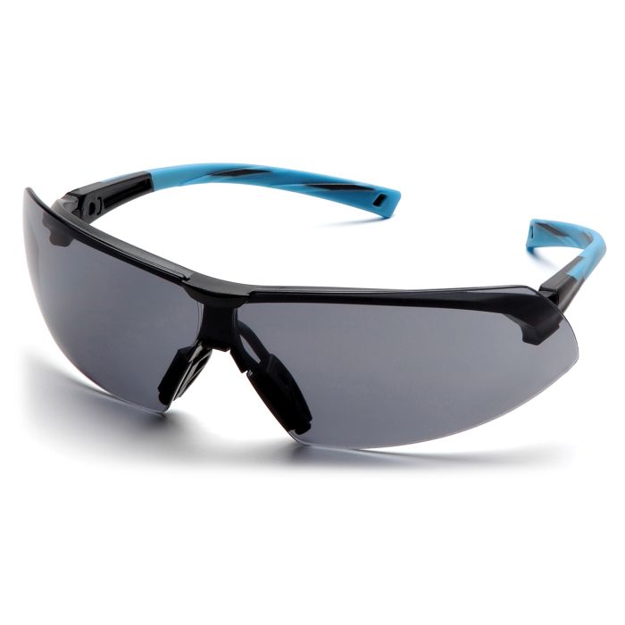 Pyramex SN4920S Onix Safety Glasses - Blue Frame - Gray Lens - (CLOSEOUT)