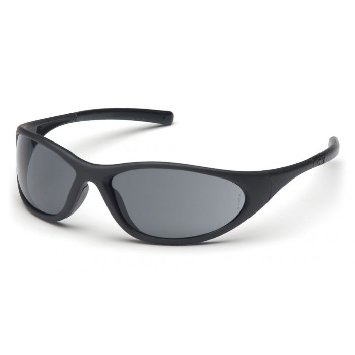 Pyramex Zone II SB3320E Safety Glasses - Matte Black - Frame Gray Lens 