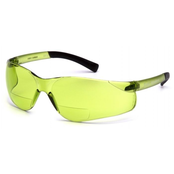 Pyramex Ztek S2514R20 Reader Safety Glasses - 1.5 IR Bifocal Lens - 2.0+ Mag