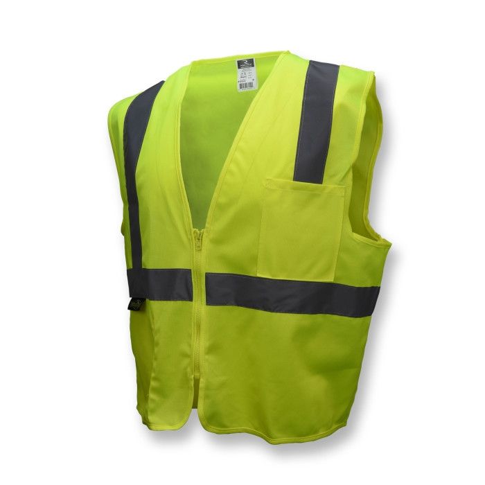 Radian SV2ZGM Hi Vis Yellow Economy Solid Safety Vest - Type R - Class 2-XLarge