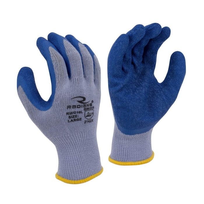 Radians RWG16 Crinkle Latex Palm Coated Glove - Dozen-Large
