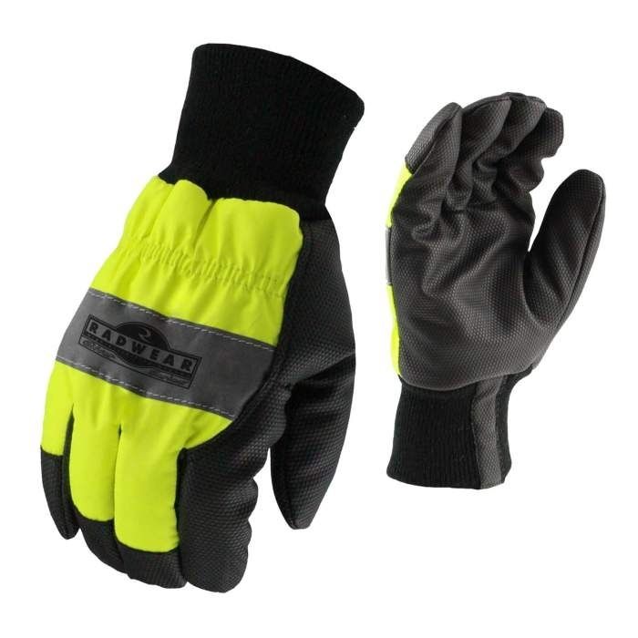 Radians RWG800 Radwear Silver Series Hi-Visibility Thermal Lined Glove - Pair (CLOSEOUT)
