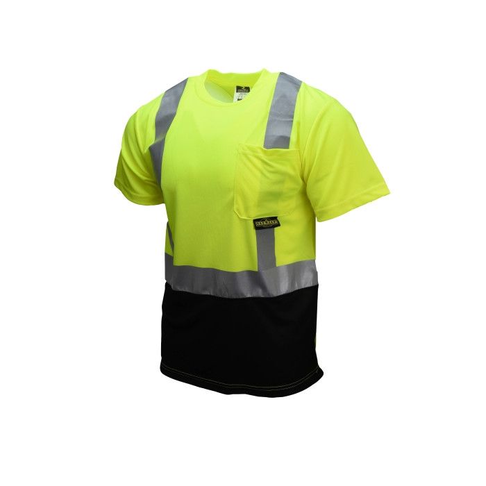 Radians ST11B Hi Vis Yellow Black Bottom Safety T-Shirt - Type R - Class 2 - (CLOSEOUT)