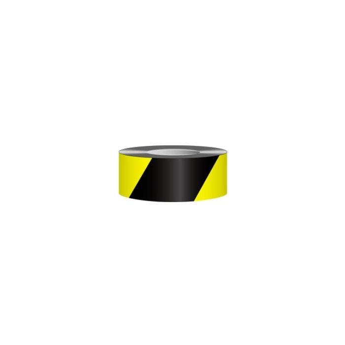 Striped Floor Marking Tape - 2" x 108'-Black / Yellow