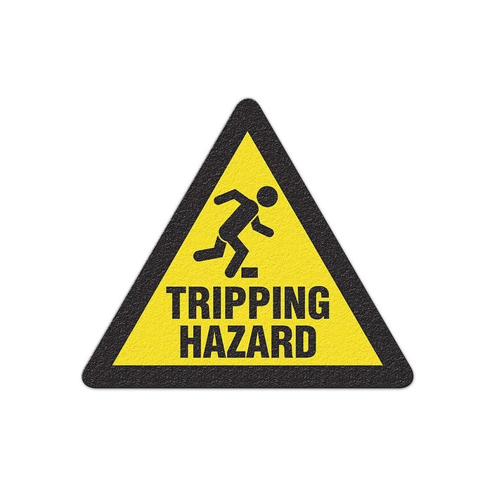 TRIPPING HAZARD Safety Floor Graphic, Anti-Slip 