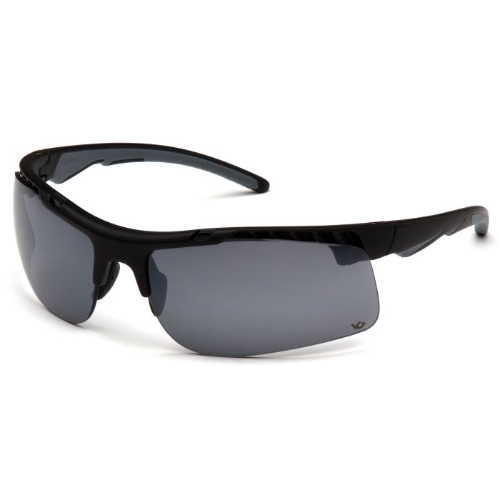 Venture Gear VGSB8370S Drone Safety Glasses - Black Frame - Silver Mirror Lens (CLOSEOUT)