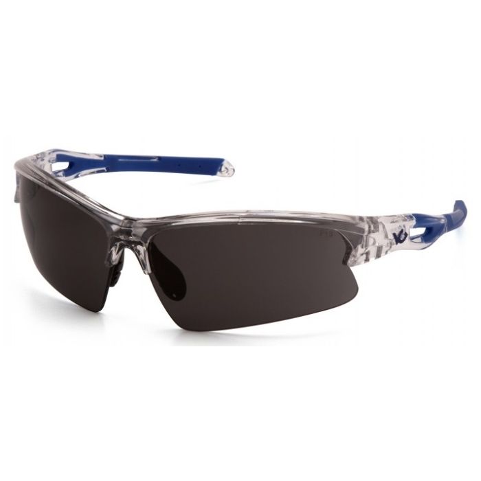 Venture Gear VGSC1620T Monteagle Safety Glasses - Gray Anti-Fog Lens - Clear Frame 