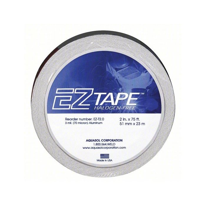 Aquasol EZ Tape 2" x 75' Fully Coated Aluminum Tape - 24 Rolls / Case