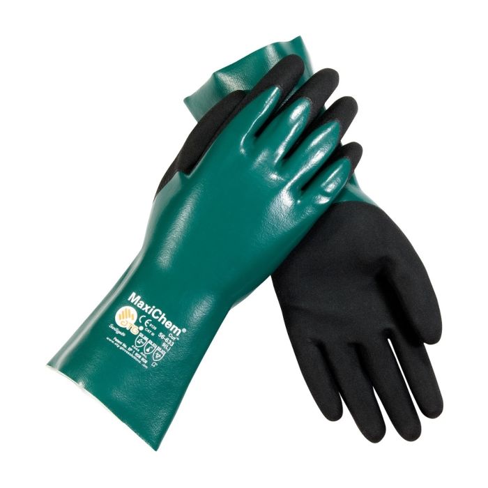 ATG 56-633 MaxiChem Cut Nitrile Blend Coated 12 Glove - HPPE Liner