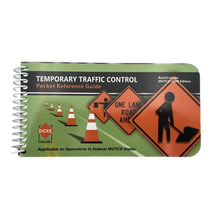 Dicke PRG4A Temporary Traffic Control Pocket Guide