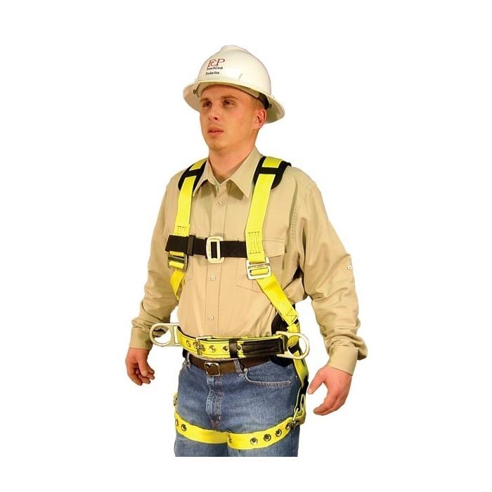 French Creek 850AB Full Body Harness with Shoulder Pads and Hip Positioning D-Rings-2X