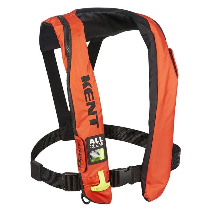 Kent 132802 A/M 33 All Clear Inflatable Life Jacket (PFD) - Adult Universal - Orange
