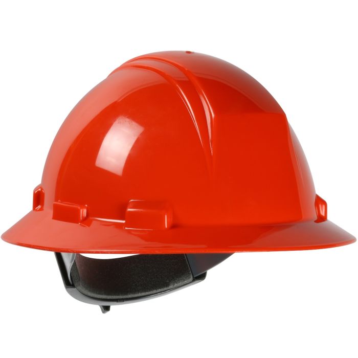 PIP 280-HP642R Kilimanjaro Type II Full Brim Hard Hat with HDPE Shell, 4-Point Textile Suspension and Wheel Ratchet Adjustment - Orange
